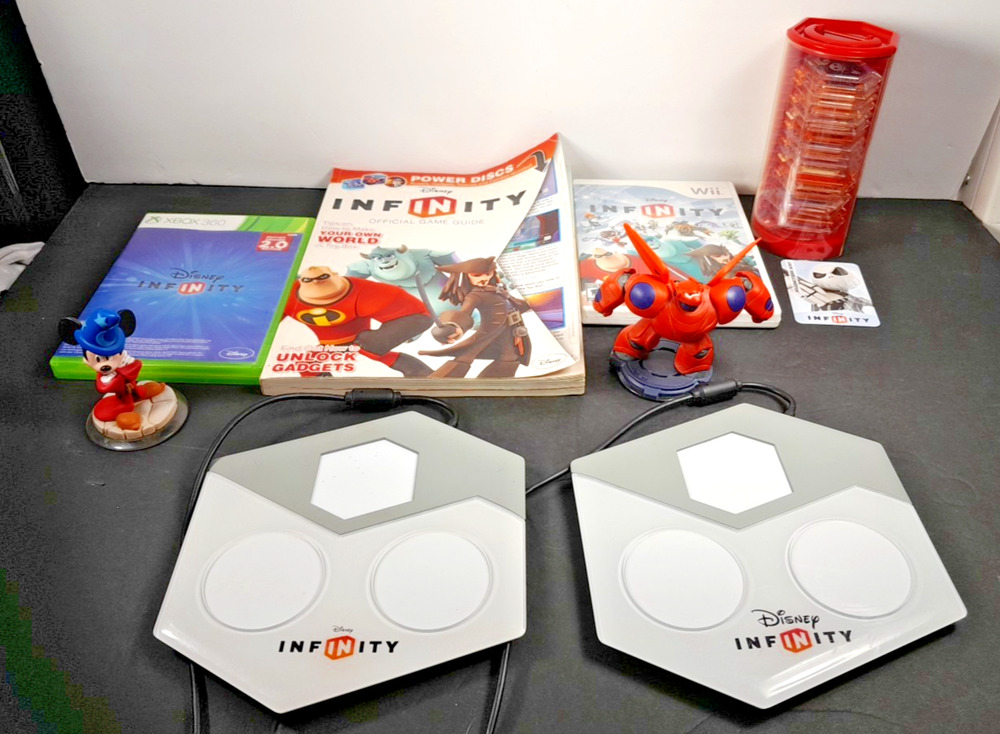 Disney Infinity Lot Characters Bases Card Power Discs game guide Games